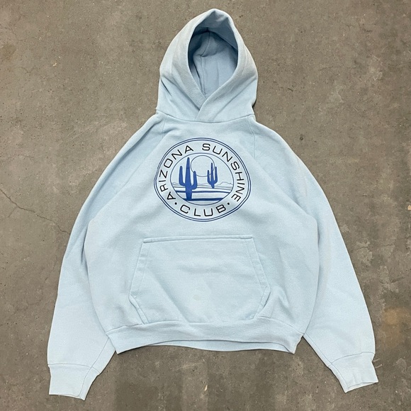 Vintage Arizona Sunshine Club Hoodie Size Medium 20x21” - Picture 2 of 6